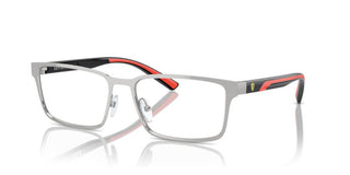 Scuderia Ferrari FZ 7002 men Silver Rectangle Eyeglasses