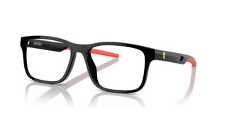 Scuderia Ferrari FZ 8003U men Black Rectangle Eyeglasses