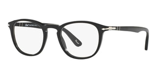 Persol GALLERIA '900 PO 3143V unisex Black Geometric Eyeglasses