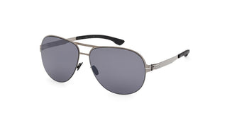 ic!berlin GERRIT IC0010 unisex Black Pilot Sunglasses