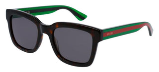 Gucci GG0001SN men Havana Squared Sunglasses