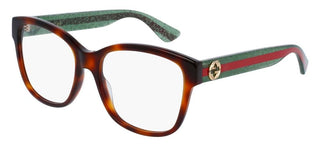 Gucci GG0038ON women Havana Cat Eye Eyeglasses