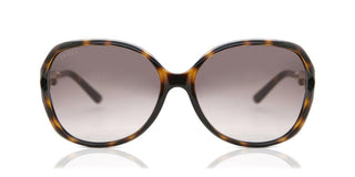 Gucci GG0076S women Havana Oversize Sunglasses