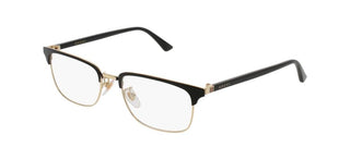 Gucci GG0131O men Black Rectangle Eyeglasses