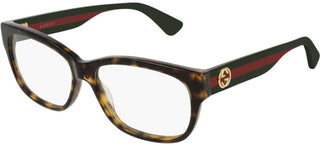 Gucci GG0278O women Havana Rectangle Eyeglasses