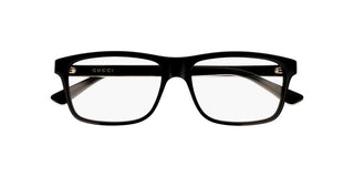 Gucci GG0384O men Black Squared Eyeglasses