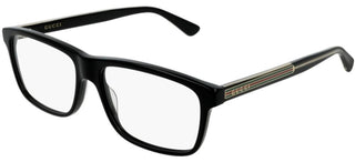 Gucci GG0384O men Black Squared Eyeglasses