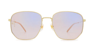 Gucci GG0396S women Gold Geometric Sunglasses