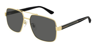 Gucci GG0529S men Gold Geometric Sunglasses