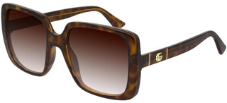 Gucci GG0632S women Havana Oversize Sunglasses