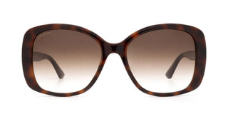 Gucci GG0762S women Havana Butterfly Sunglasses