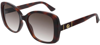 Gucci GG0762S women Havana Butterfly Sunglasses