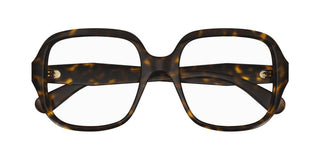 Gucci Gg0799o Women Havana Oversize Eyeglasses