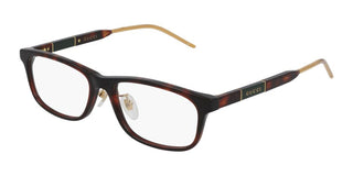 Gucci GG0858O men Havana Squared Eyeglasses