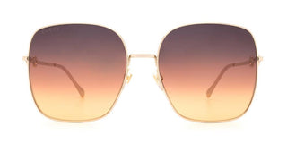 Gucci GG0879S women Gold Geometric Sunglasses