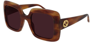 Gucci GG0896S women Havana Geometric Sunglasses