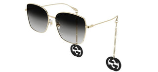 Gucci GG1030SK women Gold Geometric Sunglasses