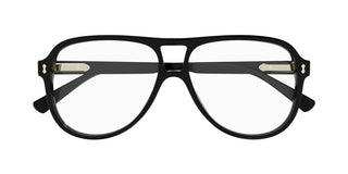 Gucci GG1044O men Black Pilot Eyeglasses