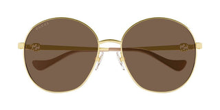 Gucci GG1090SA women Gold Round Sunglasses