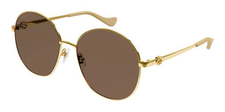 Gucci GG1090SA women Gold Round Sunglasses