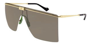 Gucci GG1096S men Gold Shield Sunglasses