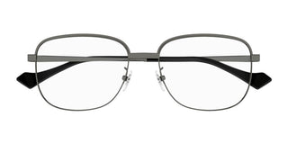 Gucci GG1102O men Ruthenium Geometric Eyeglasses