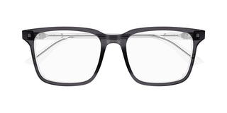 Gucci GG1120O men Grey Geometric Eyeglasses