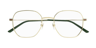 Gucci GG1125OA men Gold Visor Eyeglasses