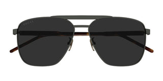 Gucci GG1164S men Ruthenium Geometric Sunglasses