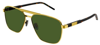 Gucci GG1164S men Gold Geometric Sunglasses