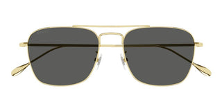 Gucci GG1183S men Gold Geometric Sunglasses