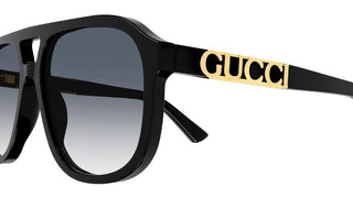 Gucci GG1188S unisex Black Pilot Sunglasses