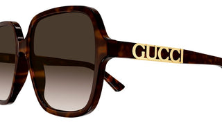 Gucci GG1189S women Havana Butterfly Sunglasses