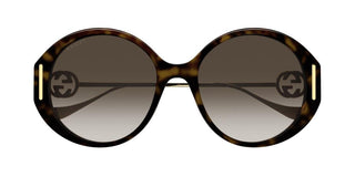 Gucci GG1202SK women Havana Butterfly Sunglasses