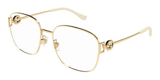 Gucci GG1209O unisex Gold Geometric Eyeglasses