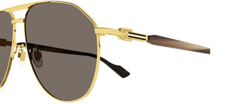 Gucci GG1220S men Gold Pilot Sunglasses