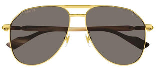 Gucci GG1220S men Gold Pilot Sunglasses