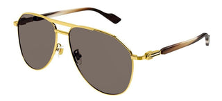 Gucci GG1220S men Gold Pilot Sunglasses