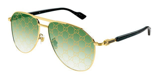 Gucci GG1220S men Gold Pilot Sunglasses