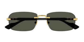 Gucci GG1221S men Gold Geometric Sunglasses