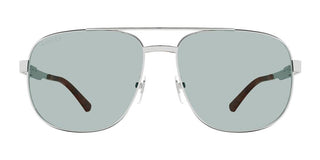 Gucci GG1223S men Silver Geometric Sunglasses