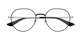 Gucci GG1232OA men Black Round Eyeglasses