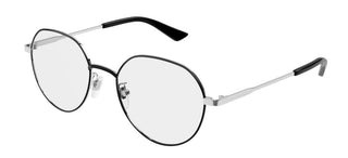 Gucci GG1232OA men Black Round Eyeglasses