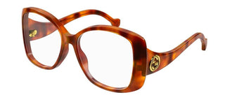 Gucci GG1236OA women Havana Geometric Eyeglasses