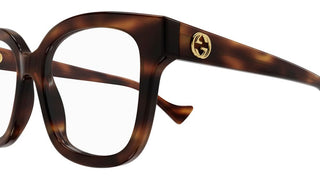 Gucci GG1258O women Havana Geometric Eyeglasses