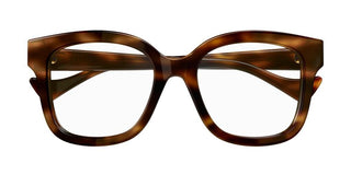 Gucci GG1258O women Havana Geometric Eyeglasses