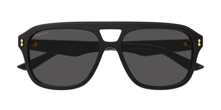 Gucci GG1263S men Black Pilot Sunglasses