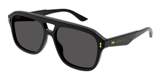 Gucci GG1263S men Black Pilot Sunglasses