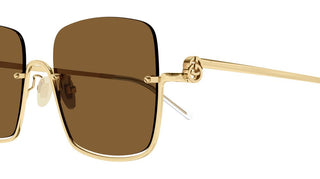 Gucci GG1279S women Gold Geometric Sunglasses