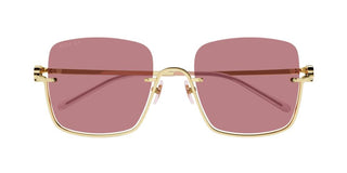 Gucci GG1279S women Gold Geometric Sunglasses